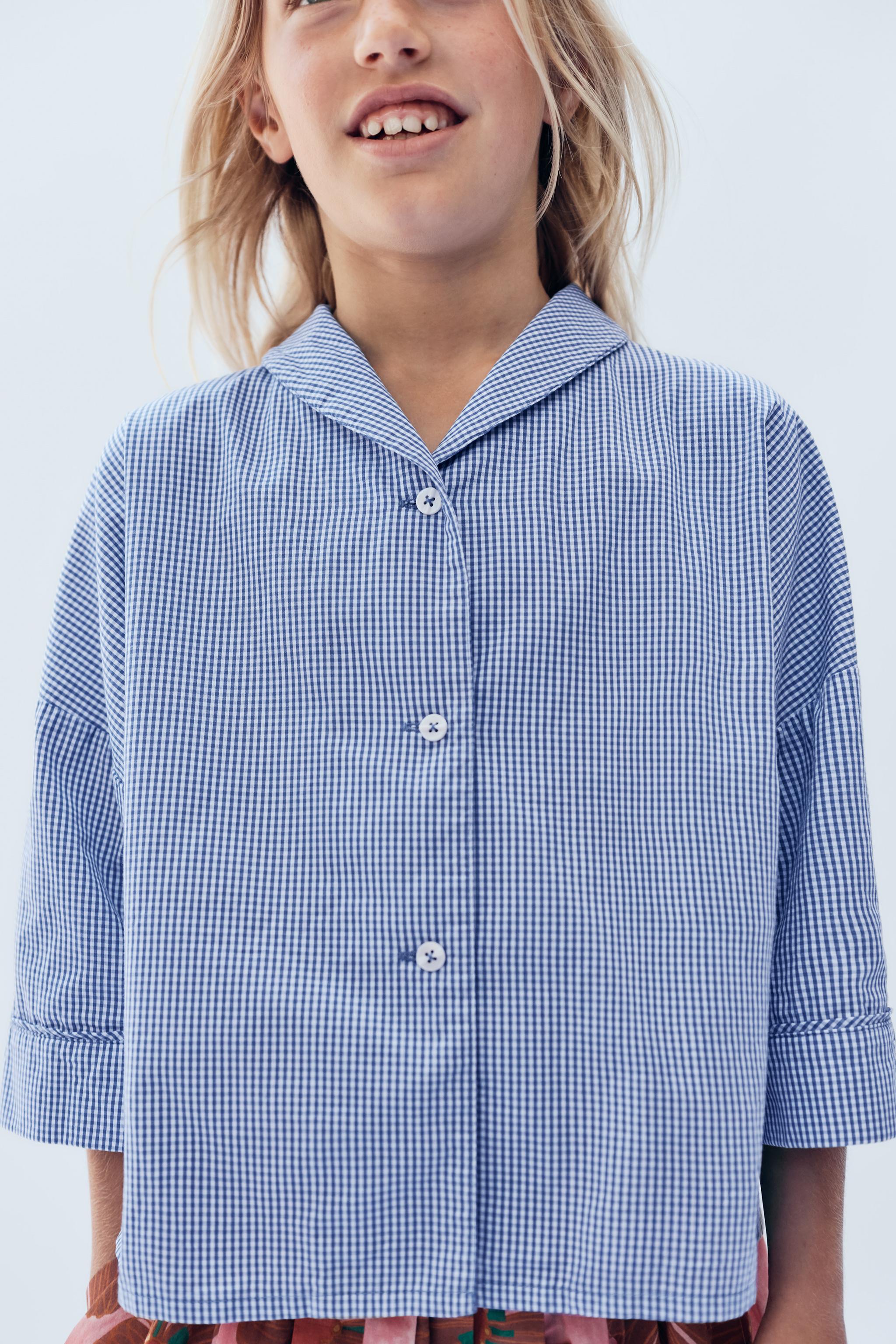 6-14 YEARS/ LIMITED EDITION GINGHAM SHIRT